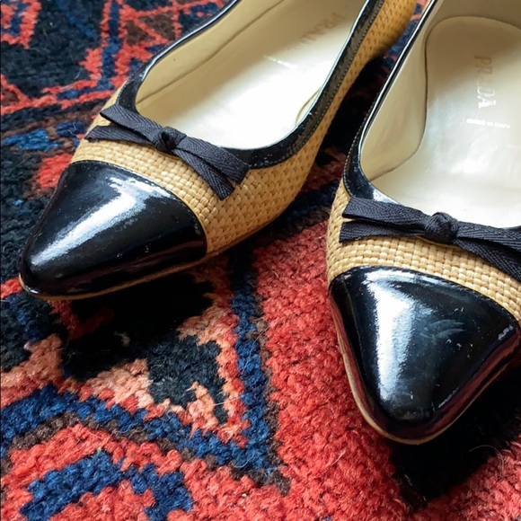 Prada Rattan Flats - Picture 3 of 5